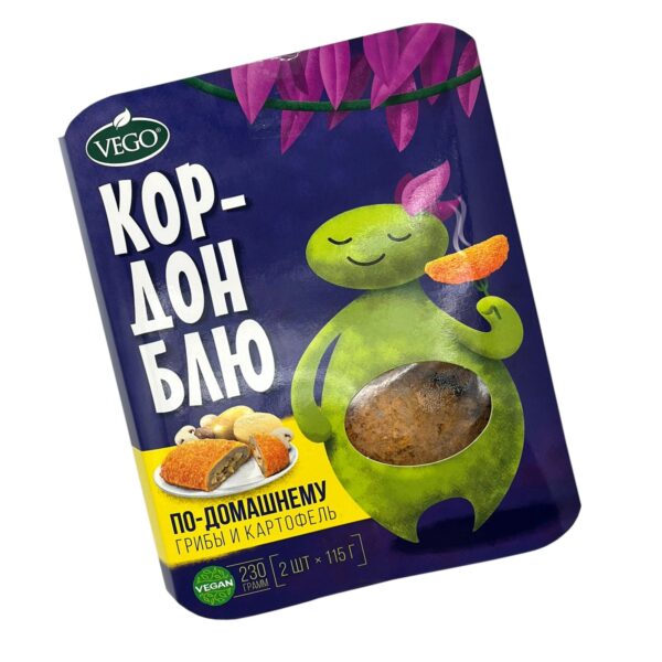 Кордон Блю по-домашнему с грибами и картофелем, 230 г
